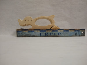 Handmade Wooden Dog Push Toy - GMD Boutique