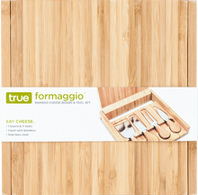 Load image into Gallery viewer, Formaggio™: Bamboo Cheese Board &amp; Tool Set - GMD Boutique
