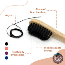 Load image into Gallery viewer, Yani Soul Bamboo Toothbrushes Eco Friendly with vegan Floss - GMD Boutique
