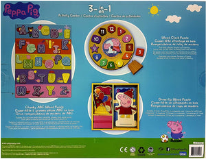 Peppa Pig Wooden 3-in-1 Activity Center - GMD Boutique
