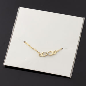 Crystal Stainless Steel Infinity Bracelet - GMD Boutique