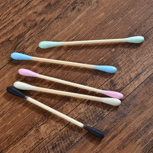Eco-Friendly Bamboo Cotton Swabs - 200 Pieces/Box - GMD Boutique