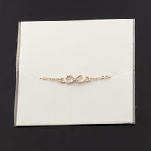 Load image into Gallery viewer, Crystal Stainless Steel Infinity Bracelet - GMD Boutique
