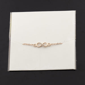 Crystal Stainless Steel Infinity Bracelet - GMD Boutique