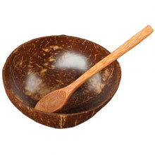 Load image into Gallery viewer, Natural Coconut Bowl &amp; Spoon - GMD Boutique
