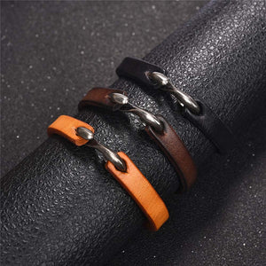 Simple Leather Hook Bracelet - GMD Boutique