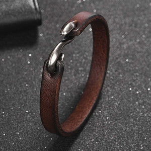 Simple Leather Hook Bracelet - GMD Boutique