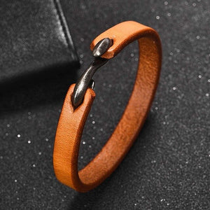 Simple Leather Hook Bracelet - GMD Boutique