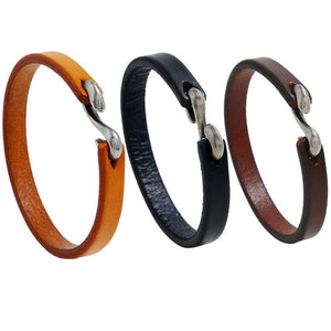 Simple Leather Hook Bracelet - GMD Boutique