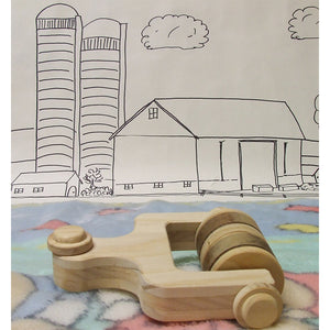Handmade Wooden Farm Tractor - GMD Boutique